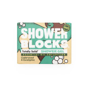 Gel de ducha Totally Solid Solid Shower Gel EO Range - Cedarwood & Eucalyptus azul