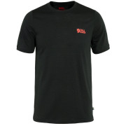 Camiseta de hombre Fjällräven Abisko Wool Logo SS M negro Black