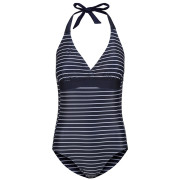 Bañador de mujer Regatta Flavia Swim Cstm II azul/blanco Navy/WhitStr