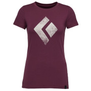 Camiseta de mujer Black Diamond Chalked Up Tee violeta Blackberry