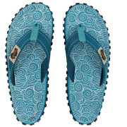 Chanclas de mujer Gumbies Islander Flip-Flops - Turquoise Swirls