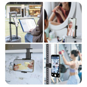 Soporte Swissten Universal phone holder Jaws Grip