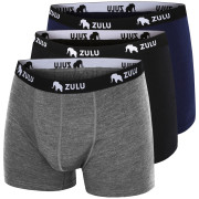 Calzoncillos bóxer para hombre Zulu Merino 160 4in 3-pack