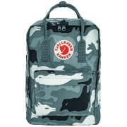 Mochila urbana Fjällräven Kånken Graphics Laptop 15 azul Nimbus Blue-Hidden Animals