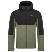 Chaqueta softshell de hombre Loap Lustav verde/negro zelená