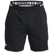 Pantalones cortos de hombre Under Armour Vanish Woven 2in1 Sts negro Black/White