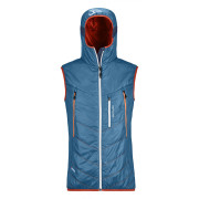 Chaleco de hombre Ortovox Piz Boe Vest azul BlueSea