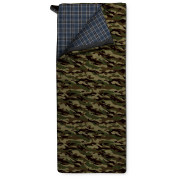 Saco de dormir tipo manta Trimm Tramp 185 cm marrón Camouflage