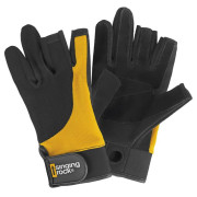 Guantes Singing Rock Falconer Tactical negro/amarillo