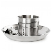 Vajilla GSI Outdoors Glacier Stainless 1 Person Set