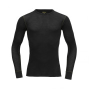 Camiseta de hombre Devold Wool Mesh Man Shirt negro Caviar