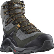 Calzado de senderismo para hombre Salomon Quest Element Gore-Tex gris/verde Pewter / Beluga / Buckskin