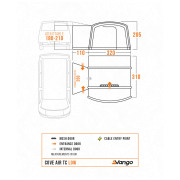 Carpa de autocaravana/furgoneta Vango Cove Air TC Low