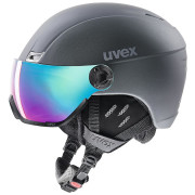 Casco de esquí Uvex HLMT 400 Visor style gris TitanumMat