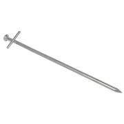 Juego de estaquillas Bo-Camp Rock peg - Tarzan 17cm 10x plata