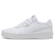 Calzado para niños Puma Carina 3.0 Jr White-Gold