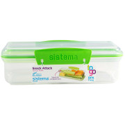 Caja de merienda Sistema Snack Attack To Go verde claro