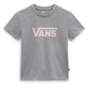 Camiseta de mujer Vans Wm Drop V Ss Crew-B gris GREY HEATHER 2