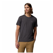 Camiseta de hombre Columbia Parsons Point™ SS Back Graphic Tee negro Black Heather, Splatter Gem