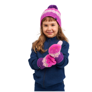 Gorro para niños Reima Pohjoinen Plum Purple