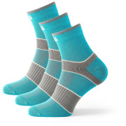 Calcetines Zulu Sport 3-pack azul Petrol/Gray/Salmon