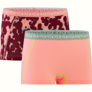 Bragas Kari Traa Attraktiv Hipster 2PK rosa Silk