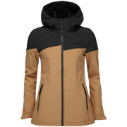 Chaqueta softshell de mujer Loap Ludysa negro/marrón Brown