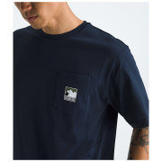 Camiseta de hombre The North Face M Mountain Logo Relaxed S/S Pocket Tee