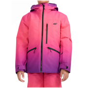 Chaqueta de invierno para niños 4F Technical Jacket F1199 Multicolour rosa Multicolour 3 Allover