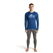 Camiseta funcional de hombre Icebreaker Men Mer 200 Oasis LS Crewe Rising Light