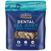 Golosinas para perros Fish4Dogs Dental Sea Jerky Fish Knots 100g