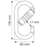 Mosquetón Camp Oval Pro 3Lock