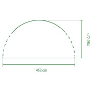 Pared lateral para carpa Coleman Event Shelter Sunwall Door XL