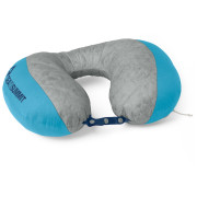 Almohada de viaje Sea to Summit Aeros Down Travel Pillow Regular azul/gris Blue Atoll