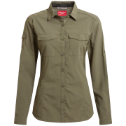 Camisa de mujer Craghoppers NosiLife Adventure Long Sleeved Shirt III verde Wild Olive