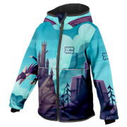 Chaqueta softshell para niños WAMU Dragon Fantasy azul BLUE