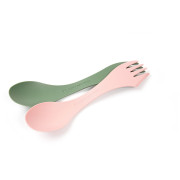 Juego de cubiertos Light My Fire Spork Original 2-pack rosa/verde Sandygreen/Dustypink