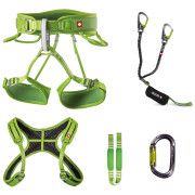 Juego de vía ferrata Ocún Via Ferrata Twist+Chest Set verde Green