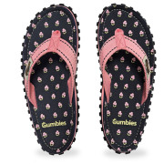 Chanclas de mujer Gumbies Primrose negro/rosa Primrose