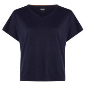 Camiseta funcional de mujer Icebreaker Women Mer 150 Lodge SS Tee azul oscuro Midnight Navy