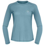 Camiseta de mujer Norrona femund pureUll Long Sleeve azul Trooper
