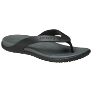 Chanclas de hombre Crocs Coast Flip negro/gris Black/Slate Grey