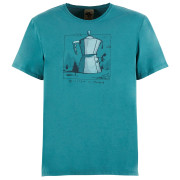 Camiseta de hombre E9 Moka verde/azul Green-Lake-362