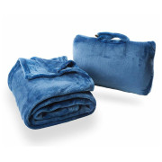 Manta de viaje Cabeau Fold 'n Go Blanket azul CabeauBlue