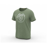 Camiseta de hombre Devold Active Explore Tee Man verde Forest