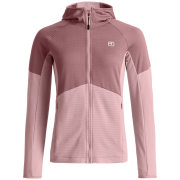 Sudadera funcional de mujer Ortovox Fleece Light Grid Hoody W rosa Dawn Rose