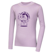 Camiseta funcional para niños Sensor Merino DF Planet Mystic Violet rosa claro Mystic Violet