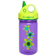 Botella para niños Nalgene Grip-n-Gulp amarillo/violeta Purple w/Sea Turtles