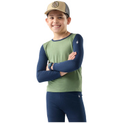 Camiseta funcional para niños Smartwool Kids' Classic Merino Blend Base Layer Cr