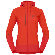 Sudadera de mujer Norrona senja Alpha90 Hood naranja Arednalin